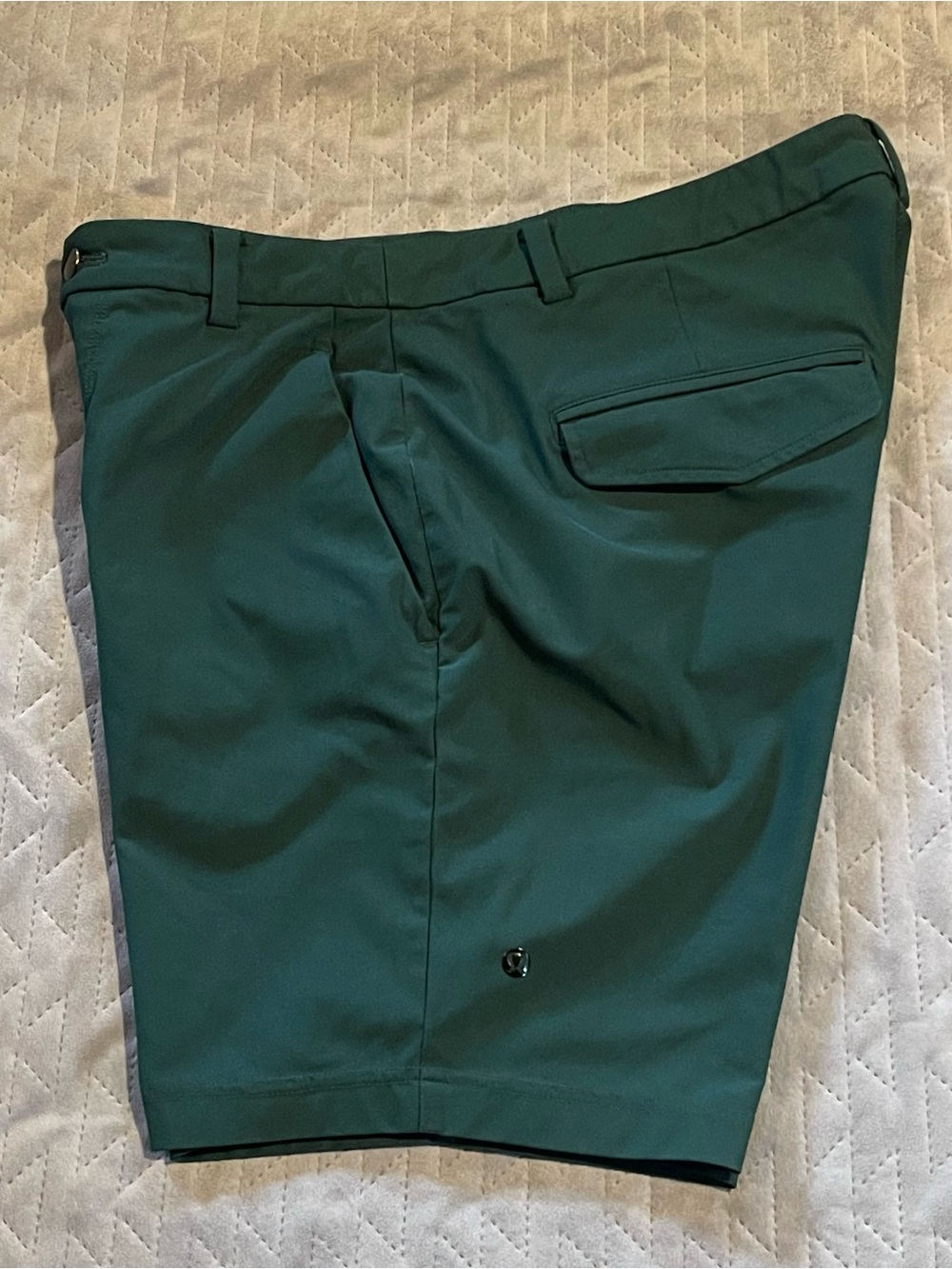 Lululemon shorts mens 34 greenpre-owned condition